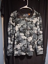 The Children&#39;s Place Quarter Zip Fleece Pullover Grey/Camo XXL/16  UNISEX - $10.00