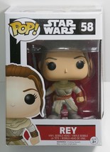 Funko POP! Star Wars The Force Awakens Rey Vinyl Bobblehead Figure #58 - £11.25 GBP