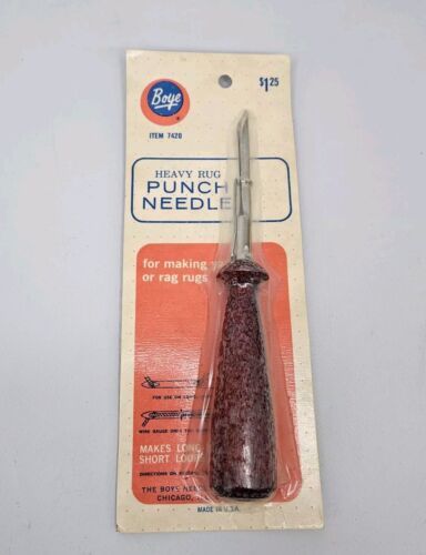 Vintage Boye Heavy Rug Punch Needle #7420 - New old stock