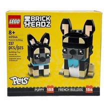 Lego Brickheadz Pets 40544 French Bulldog Set NIB - Exclusive! Bulldog &amp;... - $34.29