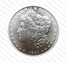 1891 CC Morgan Silver Dollar Commemorative COPY coin - £11.80 GBP