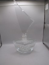 Vintage Art Deco Geometric ILM KRISTALL Crystal Perfume Bottle East Germany - £23.73 GBP