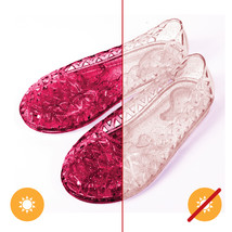 Heart Sole Girl Jellies Shoes - 12 Pink by DelSol for Kids - 1 Pair Shoes - $253.76 MXN