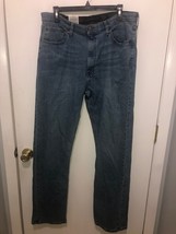 NWT Vintage Wrangler Authentics Stretch Cotton Blend Mens Blue Jeans 35X32 - $19.79