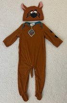 Scooby Doo Halloween Costume Baby Infant 6-12M Jumpsuit &amp; Hat Rubies NEW - $23.76