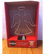 25 LED Angel Tree Topper December Home Ships N 24h - $37.99 CAD