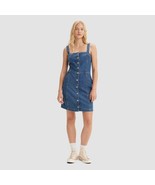 Levi’s Drea Dress 100% Cotton Button Front Sleeveless Women’s Size Mediu... - $29.69
