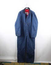 Vintage 90s Walls Mens Size Large Distressed Quilted Coveralls Bibs Blue... - £69.86 GBP