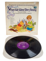 When We Were Very Young Winnie The Pooh Vinyl Record LP 1968 Disney 3976 - £13.82 GBP