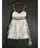 Speechless Prom Dress Short Medium Glitter Spaghetti White Gray Womens M... - £11.97 GBP