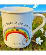 Vtg 1983 Mug Mates Ceramic Coffee Mug Have a Rainbow Day  Hallmark LGBTQ... - €13,62 EUR