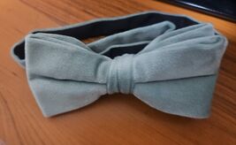Sage Bowtie Velour Adult Adjustable - $5.67