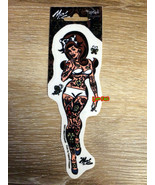 TATTOO GIRL DECAL STICKER trailer trash sexy girl tattoo flash art rocka... - £3.94 GBP