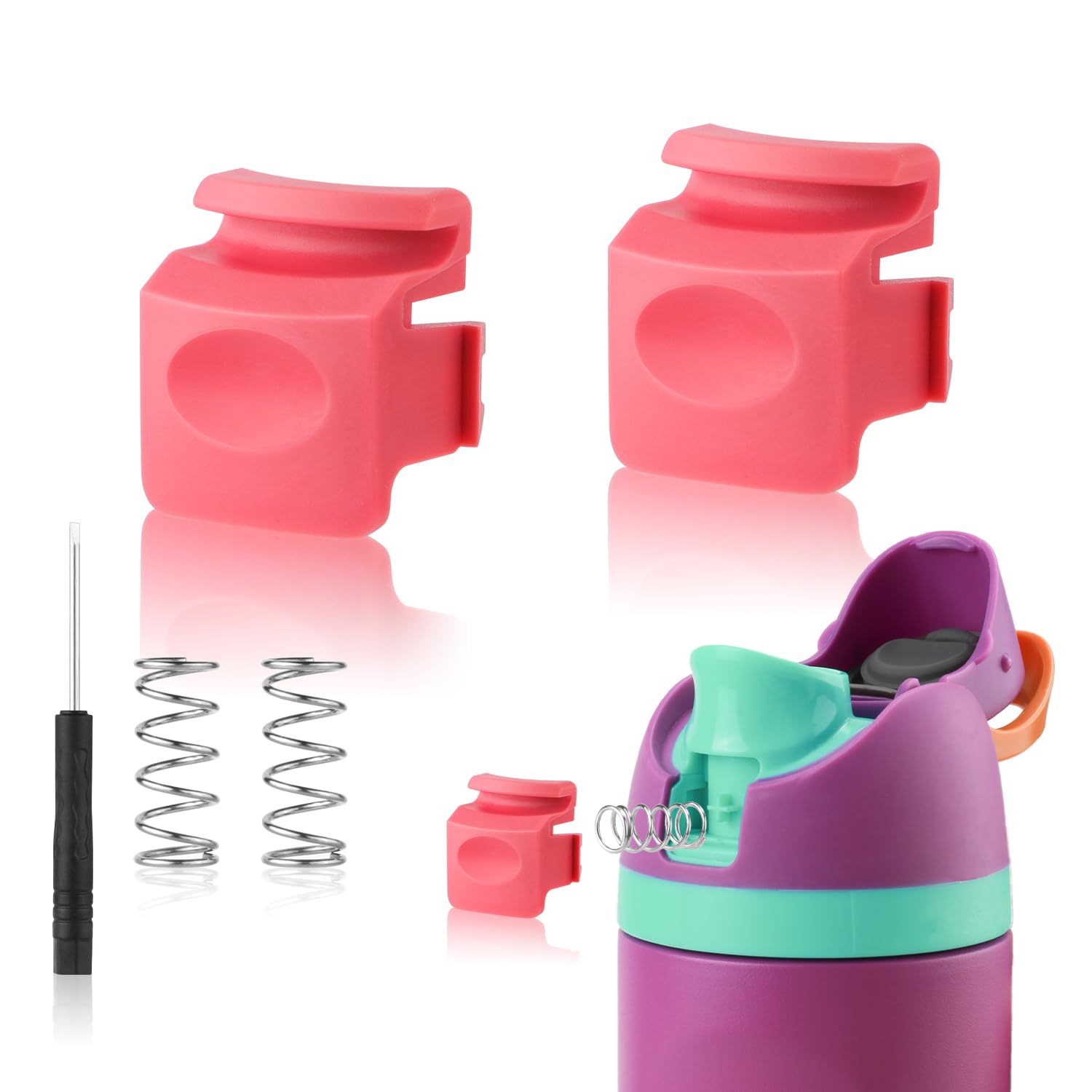 2Pcs Replacement Button Compatible With Owala Freesip 24Oz 32Oz, Water Bottle Li