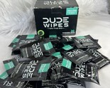 DUDE Wipes Flushable Wipes Individually Wrapped Wet Wipes, Mint Chill, 3... - £6.13 GBP