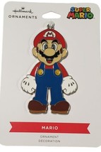 Hallmark 2021 SUPER MARIO 3-inch Flat Metal Christmas Tree Ornament  - £7.83 GBP