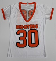 NEW! AUTHENTIC (M) HOOTERS GIRLS 30 FOOTBALL JERSEY MEDIUM UNIFORM TOP - $25.00