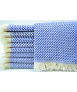 Turkish Towel |Blue Napkin|Turkish Hand Towel,Bridal Shower,Bridesmaid T... - £21.85 GBP