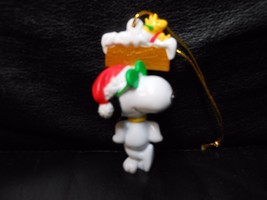 Whitman&#39;s Candy &quot;Snoopy / Joe Cool &amp; Woodstock Lean On Sign&quot; PVC Ornamen... - $6.44