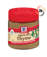 2x Shakers McCormick Ground Thyme Seasoning | .70oz | Subtle Minty Flavor - £12.06 GBP