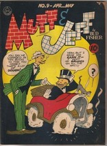 Mutt &amp; Jeff Comic Book #9 DC Comics 1943 VERY GOOD - £50.68 GBP