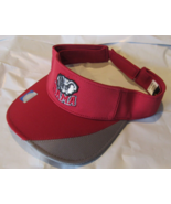 NCAA Alabama Crimson Tide Embroidered Raised Logo Visor Maroon/Grey OSFM... - £19.90 GBP