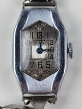 Vintage Art Deco Olympic W.C.Co Newsol Swiss 7 jewel Ladies Wrist watch ... - $39.59