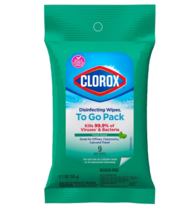  Clorox Disinfecting Wipes On The Go, Bleach Free Fresh-0 Clorox Disinfe... - £11.08 GBP