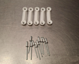 [NEW] Door Catch For American Dryer ADC, (5pk with rivets) P/N: 170330 [IH] - $0.98
