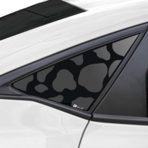 Fits Honda Civic Hatchback 2022 Animal Cow Leopard Quarter Window Vinyl Decal - £19.53 GBP