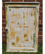 Handmade Hanging Jelly Milk Cupboard 30&quot; Cabinet 1 Door Primitive Rustic... - $814.96 CAD