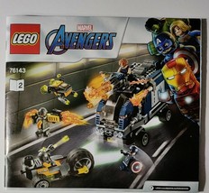 Lego avengers 76143 Instruction Manual Only - £15.60 GBP