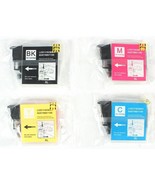 Set of 4 Color Ink Cartridges for Brother LCD 11 16 38 61 65 67 980 1100 - $14.95