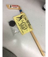 Canadian mini pro hockey wood stick puck game support youth midget banta... - $946.23 MXN