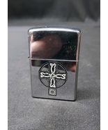 2006 Zippo Lighter Celtic Cross Polished Chrome Bradford PA USA - $14.59