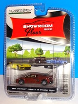 GreenLight Showroom Floor Series 2022 Chevrolet Corvette C8 Stingray Coupe Brown - £7.96 GBP
