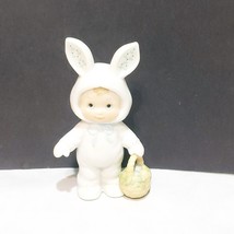 Li&#39;l Luv Bunting Child in Bunny Suit Figurine 3&quot; 1984 Morehead Enesco Ea... - $19.79