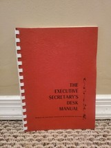 The Excecutive Secretary&#39;s Desk Manual, 1968, Spiral Bound - £6.82 GBP