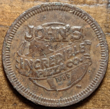 Rancho Santa Margarita, California  John&#39;s Incredible Pizza Co. Amusement Token - £3.47 GBP