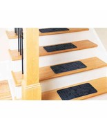 Stair Tread Cover Carpet Rug Peel and Stick Charcoal 8 In. X 18 In. (Set... - $672.79 MXN