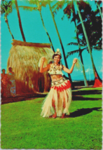 Postcard Hawaii Honolulu Tahitian Dancer Kodak Hula Show 6 x 4 in - £4.63 GBP