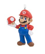 Hallmark Nintendo Super Mario Bros Mario with Super Mushroom Christmas O... - $19.30