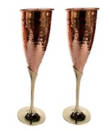 Rastogi Handicrafts Pure Copper Wine Glass Tableware Bar Hotel Restauran... - $79.23 CAD