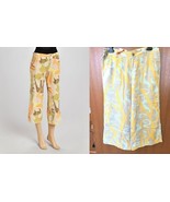 $238 ~SOLDOUT! DA-NANG 100% CAMO WASHABLE SILK CAPRI SHORTS/PANTS  S-M - $178.37 CAD