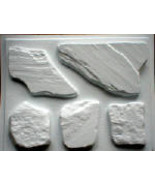 Flagstone Molds (5) #OAF-02 to Make 100s of Large Concrete Stones For Pe... - $99.95