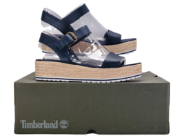 Timberland Womens Santorini Sun Ankle Strap Sandal Navy Full Grain 10 M - £55.36 GBP