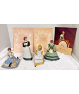 Little Women Franklin Mint Porcelain Figurines Tasha Tudor - Jo Amy Meg ... - €84,39 EUR