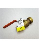 SharkBite 22223-0000LF 1&quot; X 1&quot; Brass Push Ball Valve New - $20.06