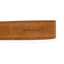 Domenico Men's Exotic Strich Dressy Adjustable Size Belt Black image 3