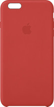 NEW Apple OEM Bright Red Leather Phone Case for iPhone 6+ / 6s Plus MGQY2ZM/A - £13.27 GBP